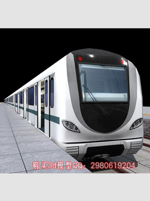 地鐵列車(chē)3dmax模型