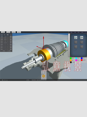 汽輪機(jī)組態(tài)三維可視化監(jiān)測(cè)軟件