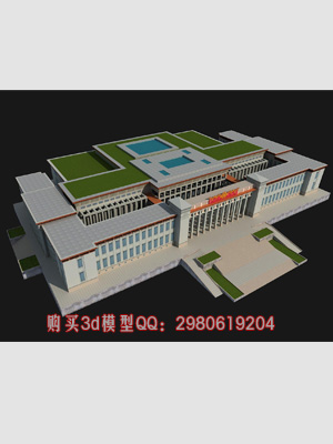 國(guó)家博物館3dmax模型